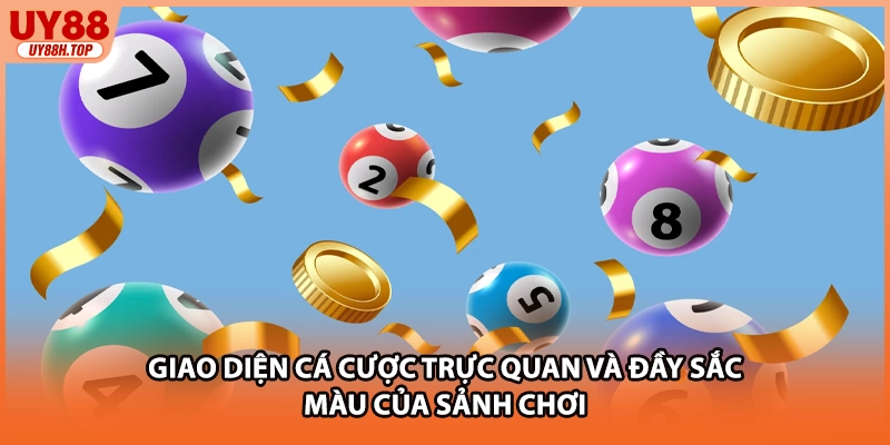 Giao diện cá cược trực quan và đầy sắc màu của sảnh chơi