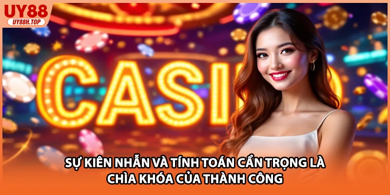 Sự kiên nhẫn và tính toán cẩn trọng là chìa khóa của thành công